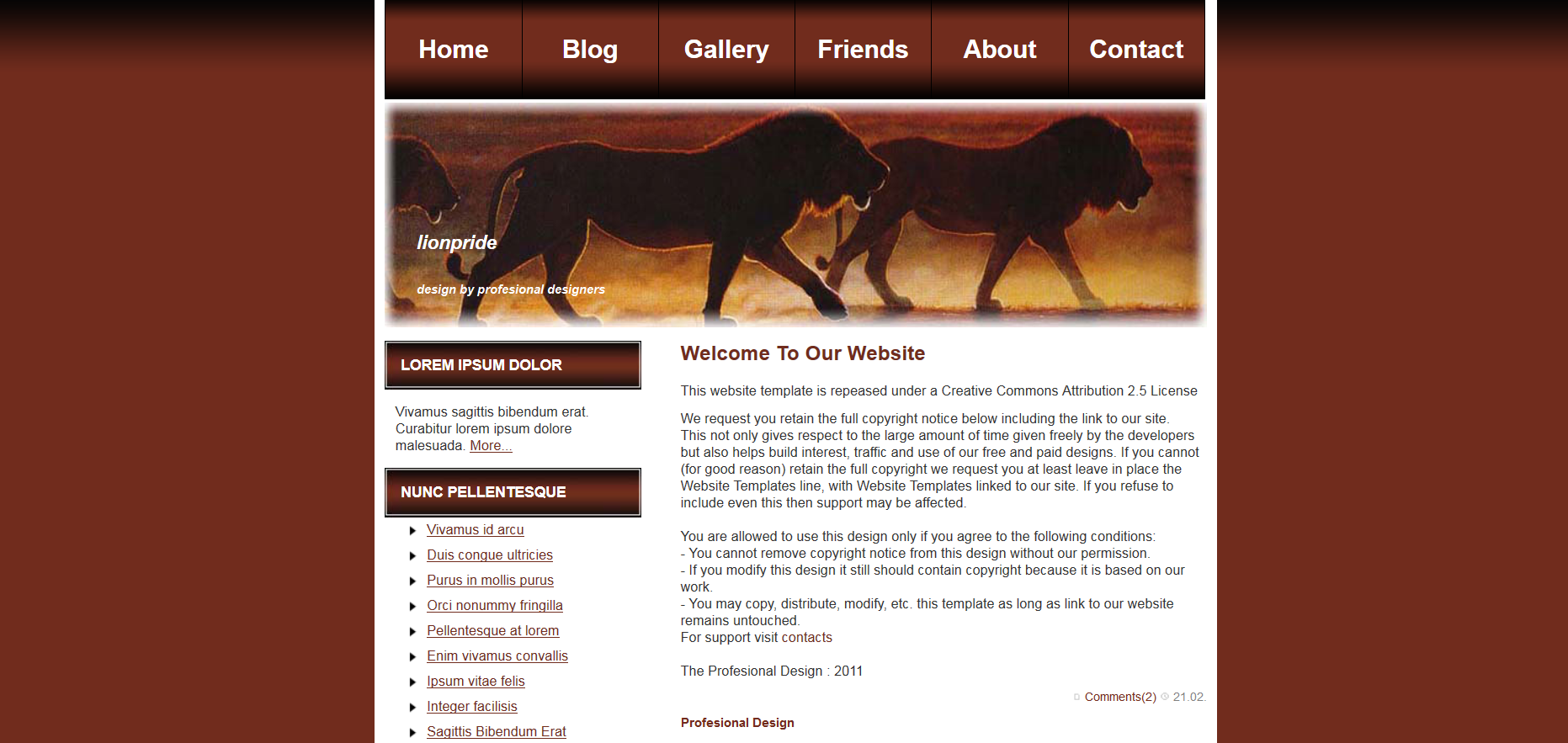 Шаблон сайта Животные №508