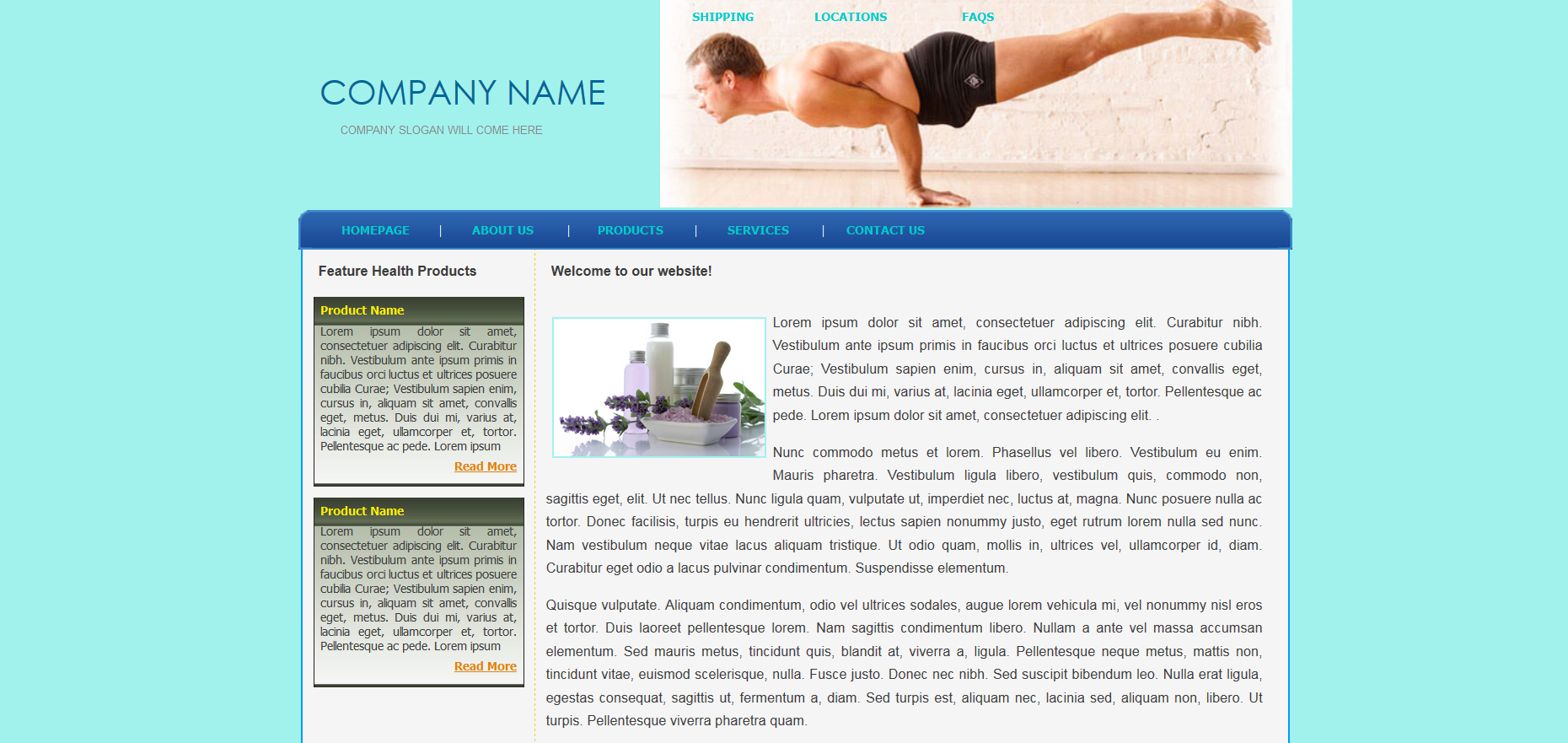 Шаблон сайта Красота №382