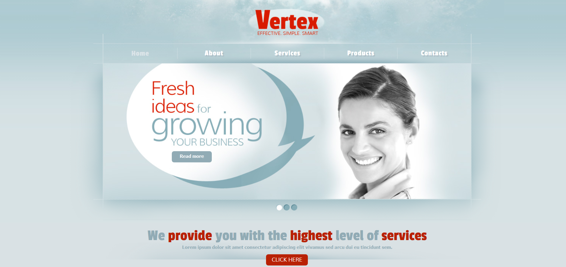 Шаблон сайта Бизнес №71