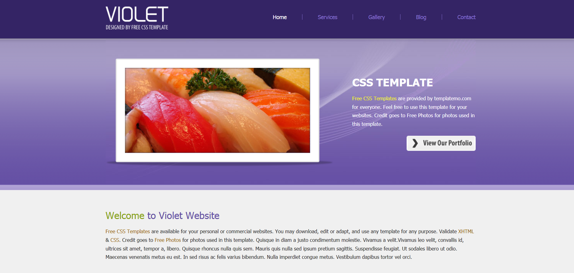 Шаблон сайта Дизайн №578