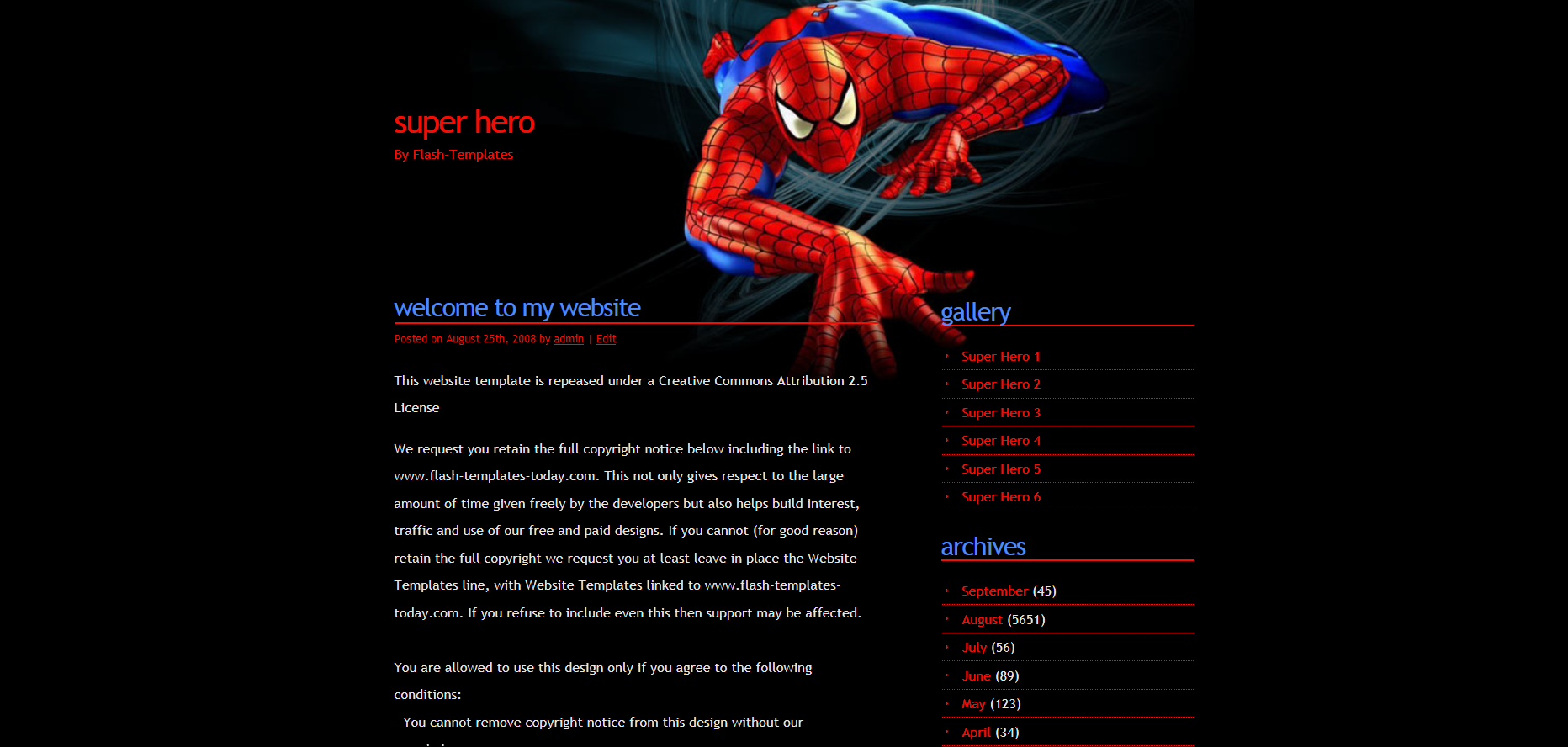 Шаблон сайта Игры №286