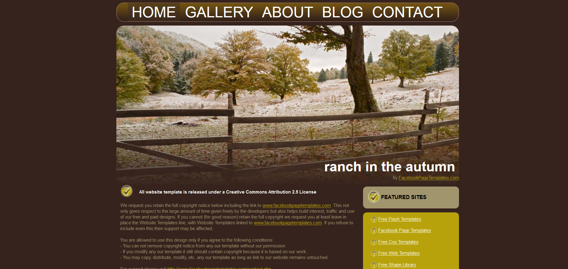 Шаблон сайта Природа №498