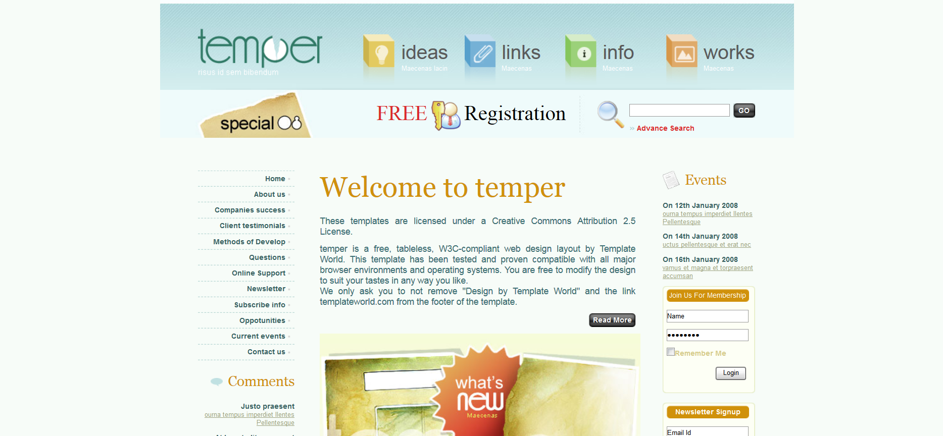 Шаблон сайта Веб №186